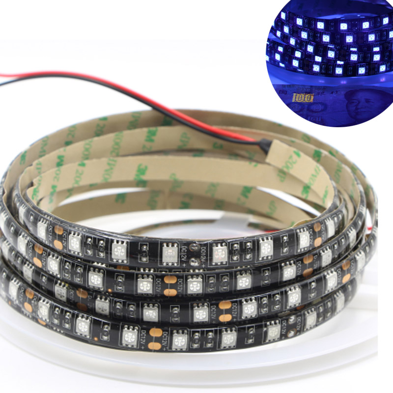 Grow Light Led - หลอดไฟยูวี LED อัลตราไวโอเลต, หลอดไฟยูวีสีดำ, SMD 5050,