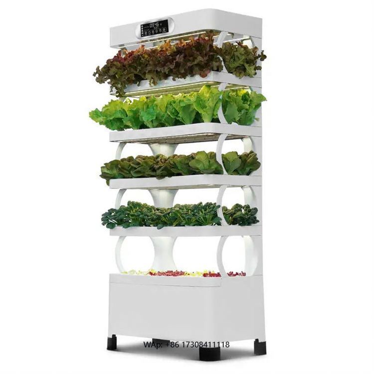 Hydroponic Tower - ระบบปลูกพืชไร้ดินในร่มแบบแนวตั้งสำหรับใช้ในบ้าน ระบบปลูกพืชไฮโดรโปนิกส์แบบหอคอย ประหยัดต้นทุน ผลผลิตสูง ใช้งานง่าย ได้รับมาตรฐาน
