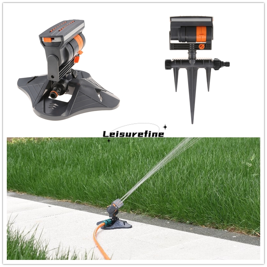 Automatic Watering - สปริงเกอร์รดน้ำสวนอัตโนมัติ ปรับแรงดันน้ำได้ ครอบคลุมพื้นที่กว้าง ระบบให้น้ำแบบหมุน สำหรับสนามหญ้า สวนกลางแจ้ง