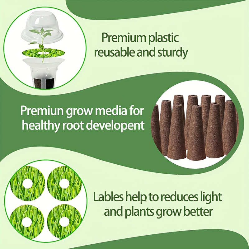 Hydroponic Grow Pod - ฟื้นฟูสวนไฮโดรโปนิกส์ของคุณ! 67 แคปซูลเพาะเมล็ดอเนกประสงค์ เติมง่ายสำหรับ Aerogarden เหมาะสำหรับผู้เริ่มต้น
