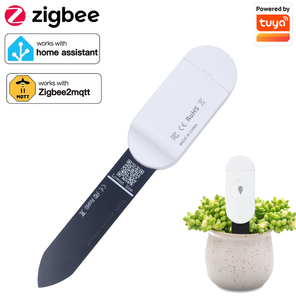 Garden Camera - ทูยา ซิกบีอุณหภูมิความชื้นเครื่องตรวจจับความชื้นสมาร์ทเครื่องทดสอบดินเซ็นเซอร์ความชื้นแอพโทรศัพท์จอภาพแบบเรียลไทม์สำหรับบ้านสวน