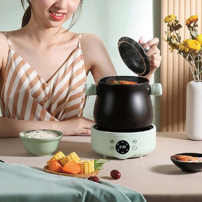 Smart Pot - 1.8L บ้านสมาร์ทแยกเซรามิคจีนยาหม้อสุขภาพหม้อนัดหมายไฟฟ้าหม้อ Aut Keep WARM Multifunctional