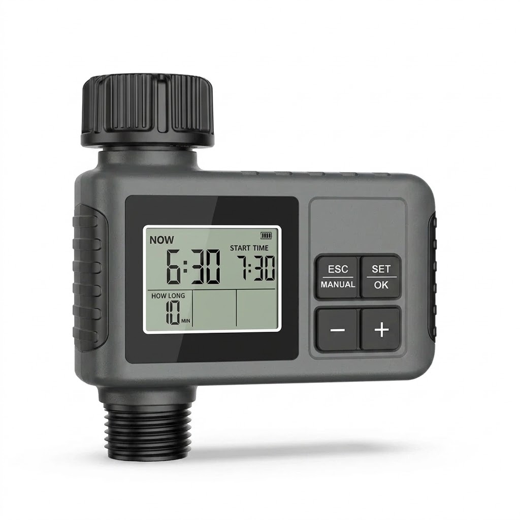 Smart Garden System - ตัวตั้งเวลาสปริงเกอร์พร้อมหน้าจอ LCD ระดับ IPX5 อุปกรณ์ตั้งเวลาให้น้ำอัตโนมัติ Insoma
