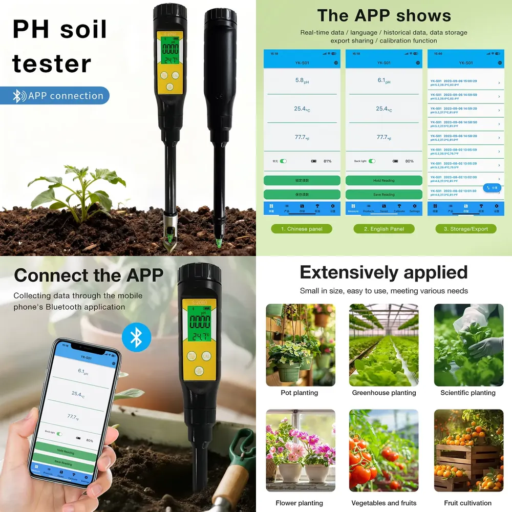 เครื่องวัดค่า pH ดินอัจฉริยะ W - Smart Pot บทวิจารณ์และราคา