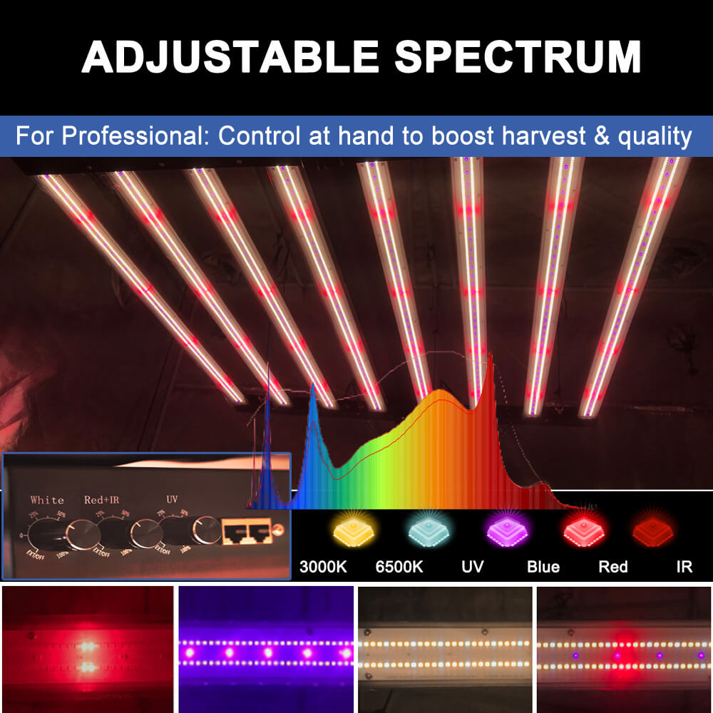 ไฟปลูกพืชแบบ LED PPFD 2800 Umo - Grow Light Led บทวิจารณ์และราคา