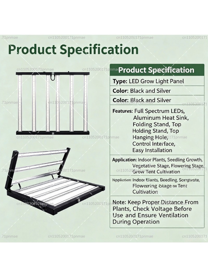 โคมไฟปลูกต้นไม้แบบพับได้ 240W  - Plant Grow Light Full Spectrum บทวิจารณ์และราคา