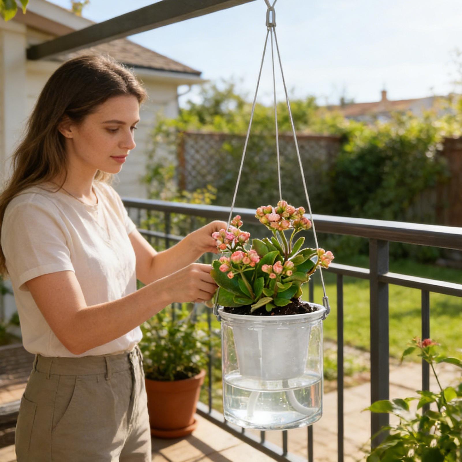 เชือกให้น้ำต้นไม้แบบอัตโนมัติ  - Self Watering Planter บทวิจารณ์และราคา