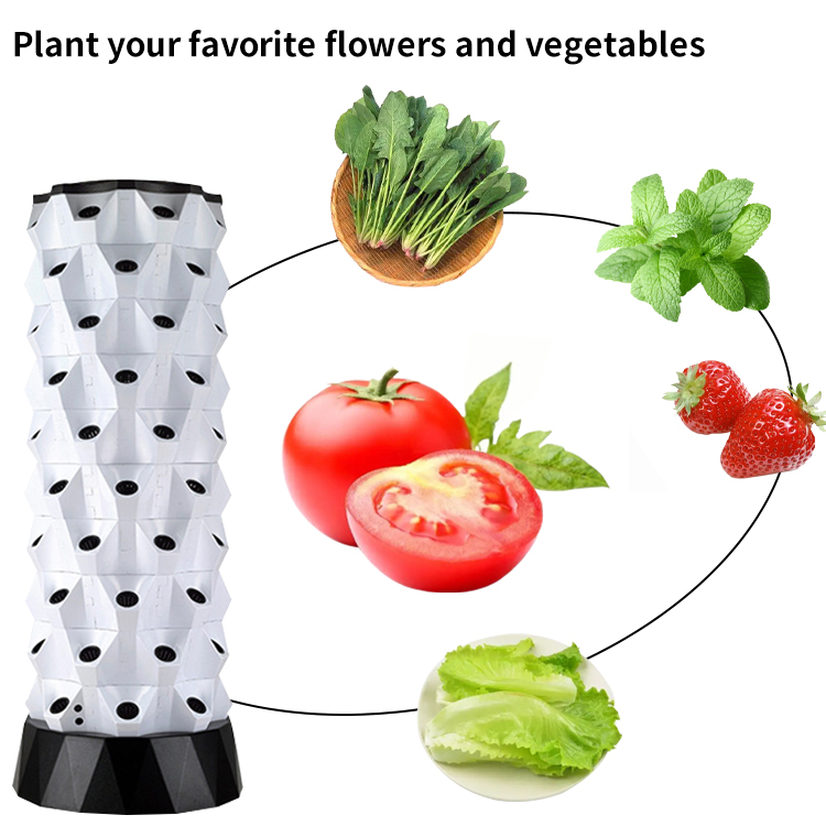 ชุดปลูกพืชไฮโดรโปนิกส์อัจฉริยะ - Hydroponic Tower บทวิจารณ์และราคา