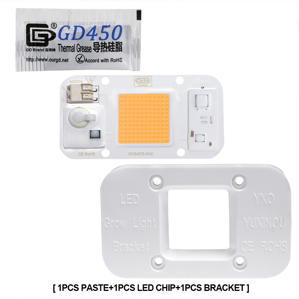 50W COB LED Grow แสงฟรี AC 220 - Grow Light Led บทวิจารณ์และราคา