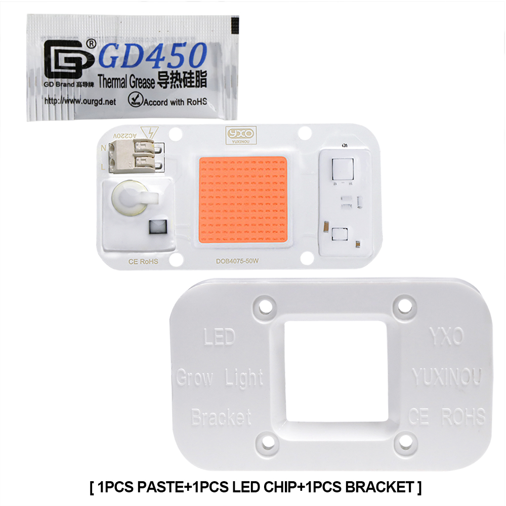 50W COB LED Grow แสงฟรี AC 220 - Grow Light Led บทวิจารณ์และราคา