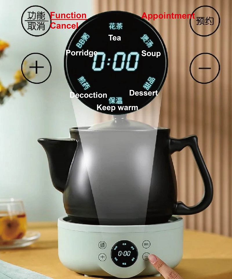 1.8L บ้านสมาร์ทแยกเซรามิคจีนยา - Smart Pot บทวิจารณ์และราคา