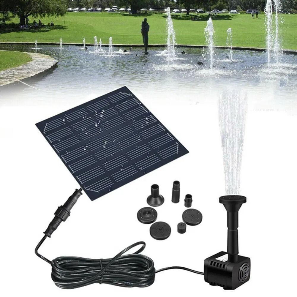 ปั๊มน้ำพุพลังงานแสงอาทิตย์ขนาด - Indoor Garden Kit บทวิจารณ์และราคา