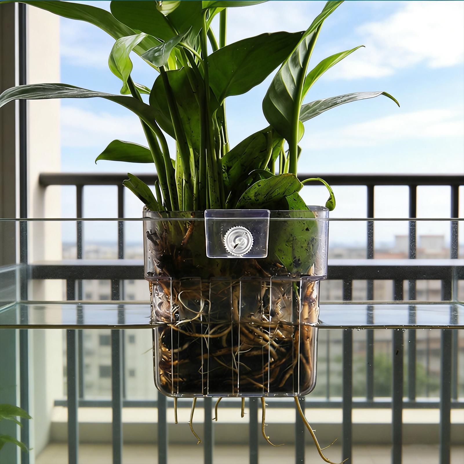 กระถางใสสำหรับแขวนปลูกพืชน้ำใน - Hydroponic Grow Pod บทวิจารณ์และราคา