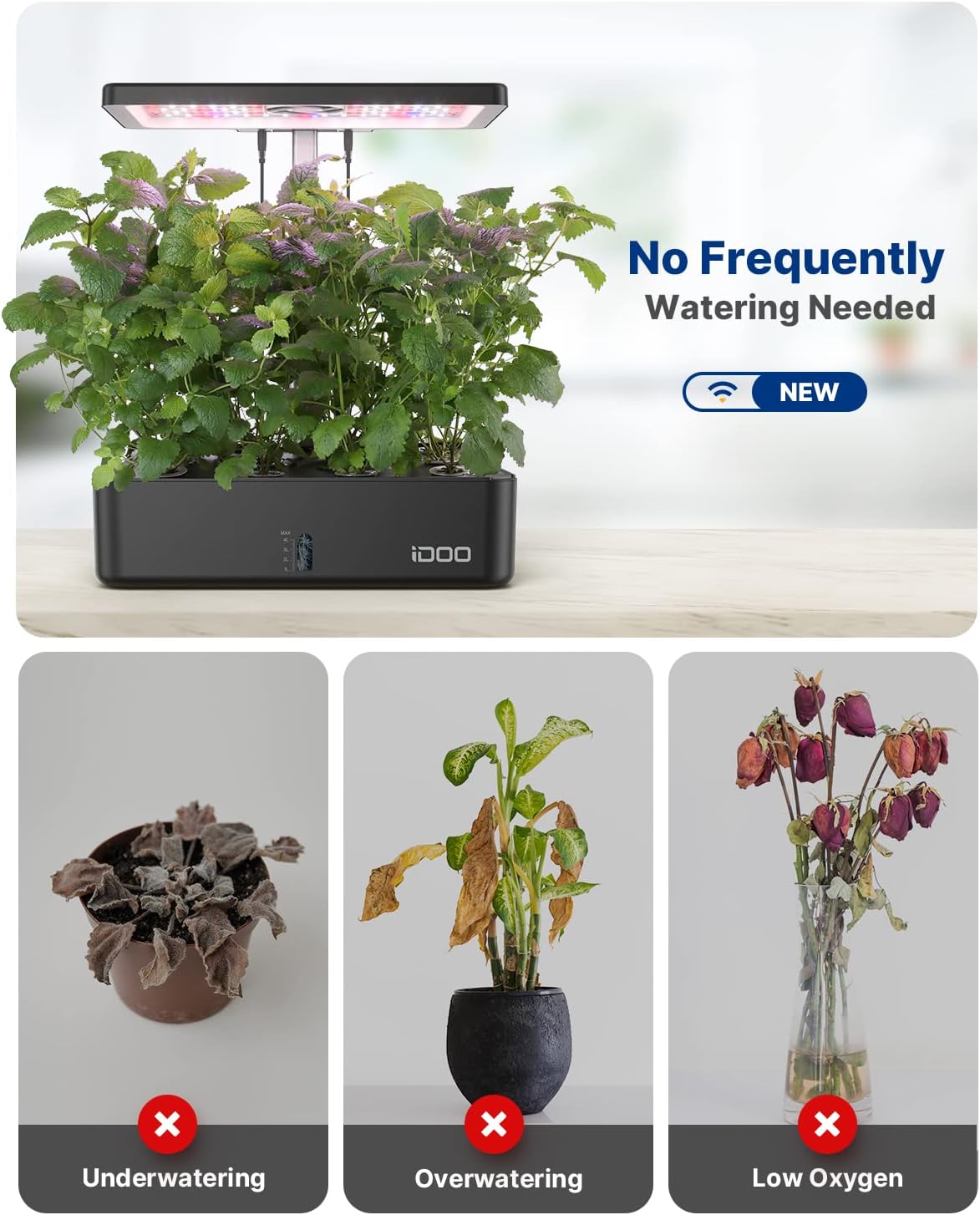 ระบบปลูกพืชไฮโดรโพนิกส์แบบ WiF - Hydroponic Grow Pod บทวิจารณ์และราคา